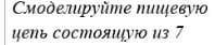 Сформулируйте пищвую цепь состоящую из 7 компонентов​