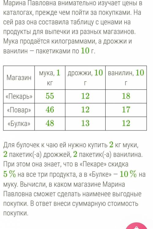 Марина Павловна внимательно изучает цены в каталогах, прежде чем пойти за покупками. На сей раз она