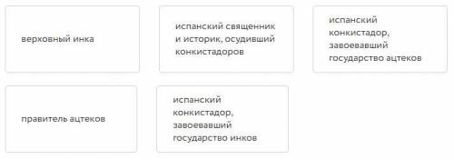 Установите соответствие между историческим деятелем и его биографическими данными. Франсиско Писарро