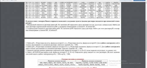 рассчитать poh, молярные концентрации. Решить с 1-6 задание. ph=13,5