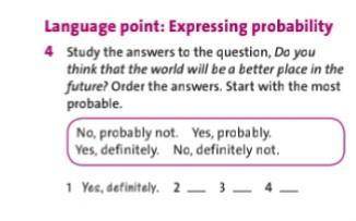 study the answers to the questions do you think that the world will be a better place in the future?