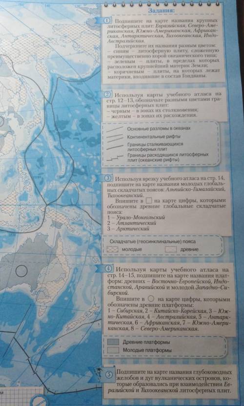 Контурная карта 7 класс география РЕШИТЬЯ не смогла полностью карту переслать по которой выполняются