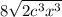 8\sqrt{2c^{3}x^{3} }