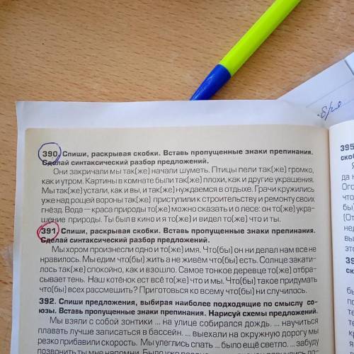 Надо решить 390 и 391 упражнение, можно одно, по возможности сразу два. Фото кликабельно.