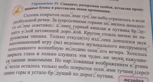 Спишите раскрывая скобки вставляя пропущенные буквы и расставляя знаки препинания (не обращайте вним