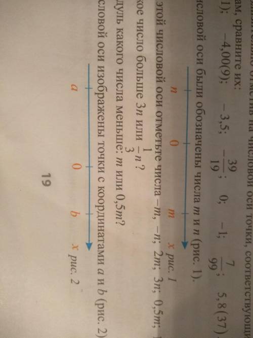 На числовой оси изображены точки с координатора a и b A)отметьте на этой числовой оси точки с коорди