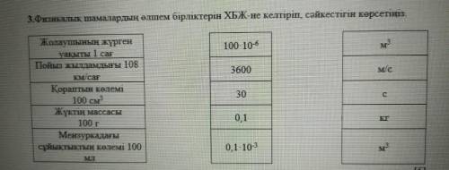 Приведите единицы измерения физических величин в МБП и укажите их соответствие