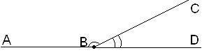 Вычисли угол ABC, если ∢CBD=23°. Lizšpl.PNG ∢ABC= °.