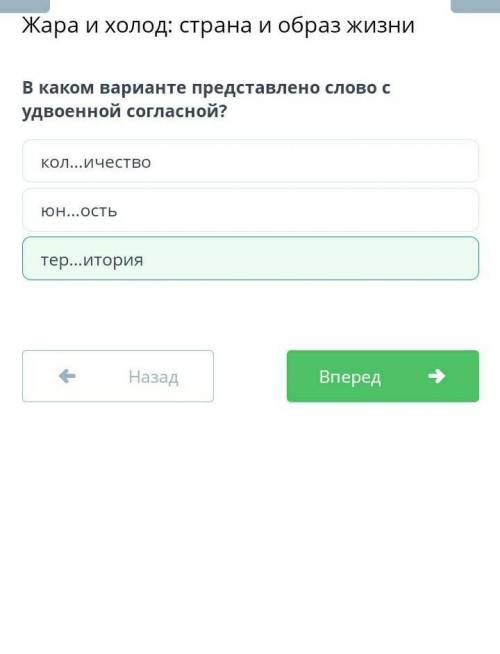 В каком варианте представлено слово с удвоенной согласной?​