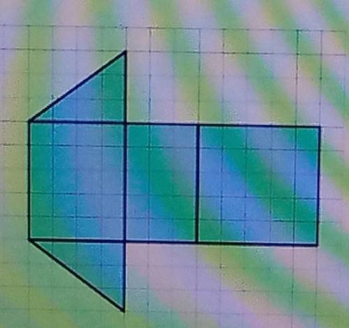 Find the surface area of this polyhedron.Show your reasoning​