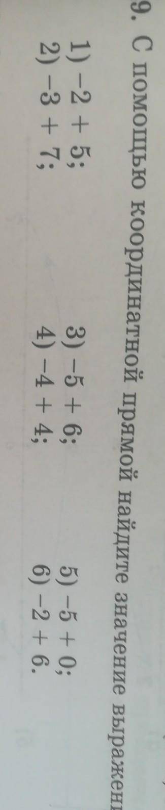 Найдите значения выражение с координатной прямой​