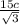 \frac{15c}{ \sqrt{3} }