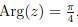 Найдите действительные числа a, для которых Arg(z) = π/4, где z = a + 3i / 2 + ai