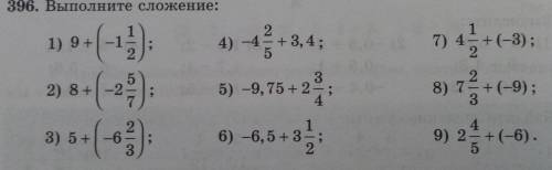 по математике 396. Выполните сложение: