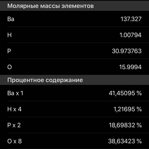 Вычислите массовую долю каждого элемента в предложенных веществах