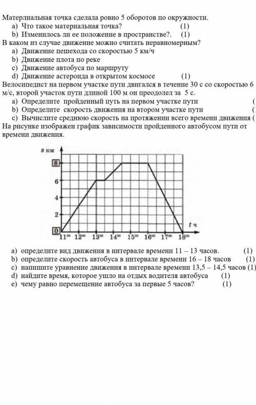 с велосипедистом и графиком​