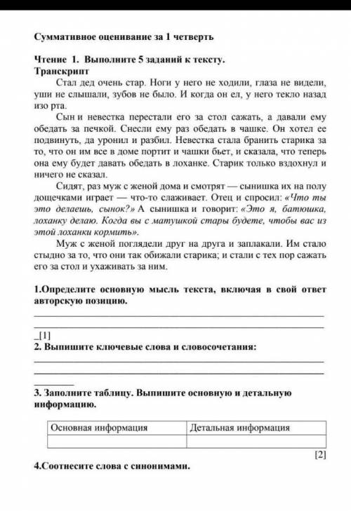 4.)Лоханка А.Ругать Бранить В .ПосудаБатюшка С.Отец5) Дайте развернутый ответ на вопрос:Почему стало