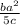 \frac{ba^{2} }{5c}