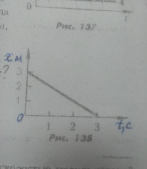 Используя данные приведенные на графике рис 138 зависимости координаты тела от времени ,постройте гр