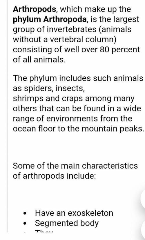 A.For characteristics below, determine the name of the group and give examples. · two body sections