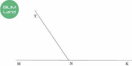 Углы MNT и TNK – смежные углы. Известно, что TNK составляет 80% от градусной меры угла MNK. Чему рав