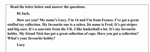 Task 1. Read the text and mark TRUE or FALSE 1. Lucy has got a great stuffed toy collection2 Lucy is