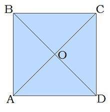 Дан квадрат ABCD. Сторона AO = 6 см. BD = см; ∢COD = °; ∢BCO = °.