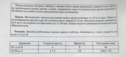 Иногда полезно составить таблицу с неизвестной в задаче величиной, и внести в эту таби- цу необходим