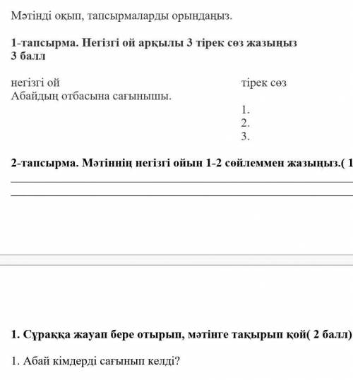 Кезек үз шешесіне келгенде, ол сүйген жоқ. Қатты бір қысып, бауырына басып тұрды иә, мандайынан иске