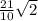 \frac{21}{10} \sqrt{2}