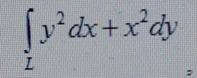 Обчислити, де L-відрізок прямої від точки A(-2;0) до точки B(2;0)​