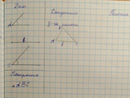 Задачи на построение Геометрия 7 класс Заранее сколько захотите​