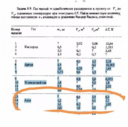 ФИЗИКА задача для аргона надо найти