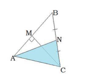В треугольнике ABC сторона AB равна 22 см, высота CM, проведённая к данной стороне, равна 5 см. В тр