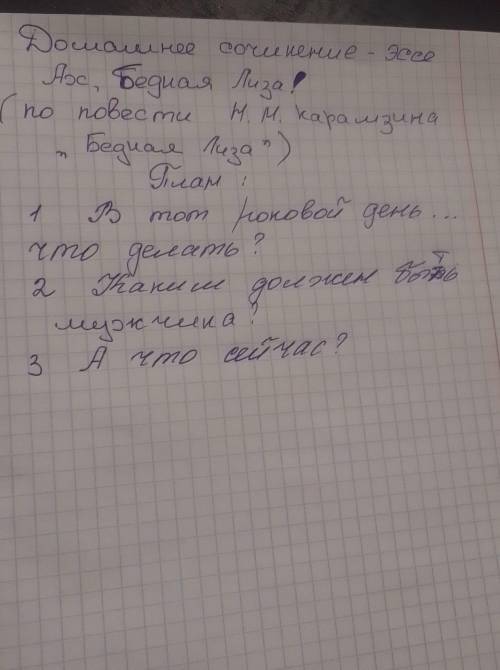 с сочинение не могу понять что написать в первом пункте плана​ , задание на фото