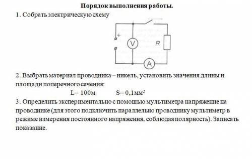 - Лабораторная работа по теме Определение удельного сопротивления проводника