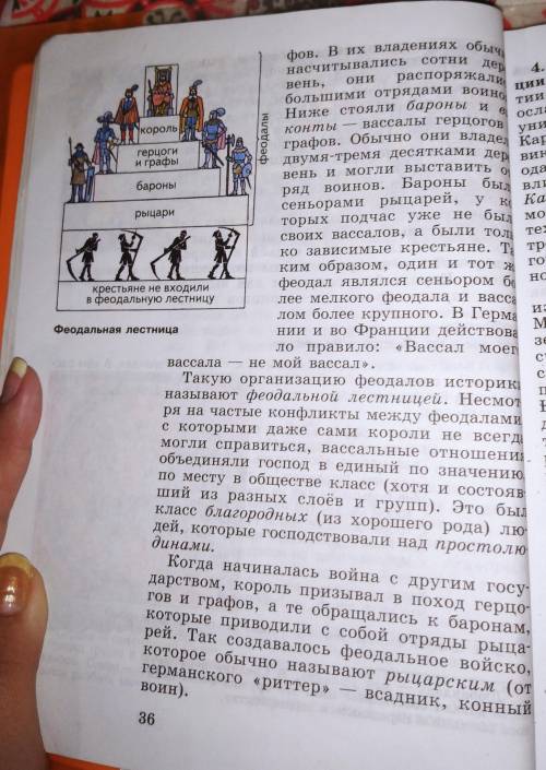 с историей. Всеобщая история Средних веков 6 класс Параграф 4. Феодальная раздробленность Западно