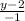 \frac{y-2}{-1}