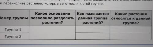 Рассмотрите изображения шести представителей мира растений. Предложите основание, согласно которому