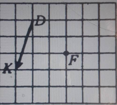 на рисунке 36 изображен вектор dk.укажите начало и конец этого вектора.отложите от точки f вектор,ра