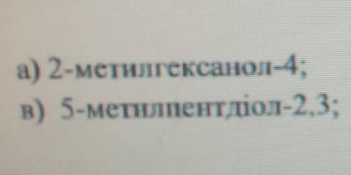 Кто записать структурну формулу спиртив ​