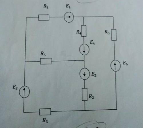 Складіть рівняння для всіх вузлів та усіх контурів​