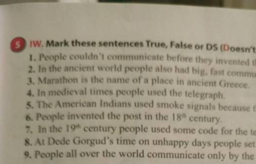 Mark the sentences ture or Fals​