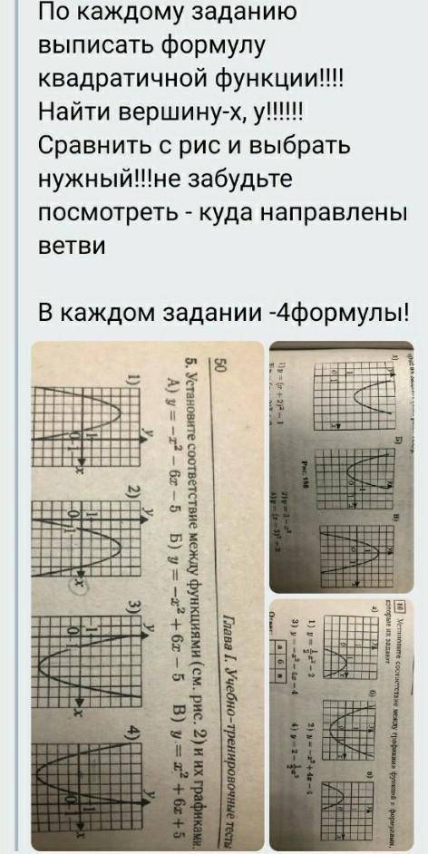 Установите соответствие между функциями ​