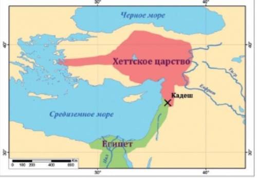 Обозначьте на контурной карте взаимоотношения Хеттского государства с соседями​