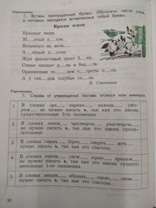 списать в тетрадь подчеркнуть буквы которые вставил