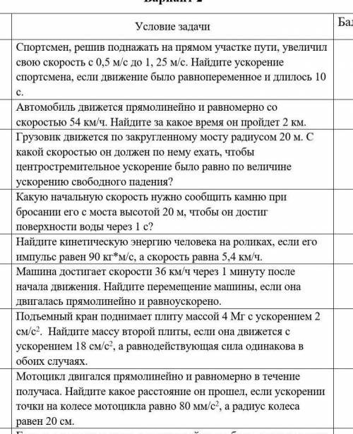 Каждая задача должна быть оформлена по всем правилам: дано, перевод в систему СИ (по необходимости),