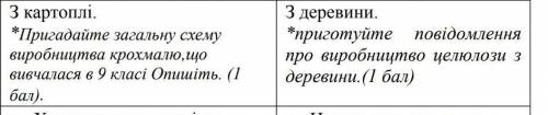 Повідомлення про виробництво целюлози з деревини​