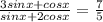 \frac{3sinx+cosx}{sinx+2cosx}=\frac{7}{5}