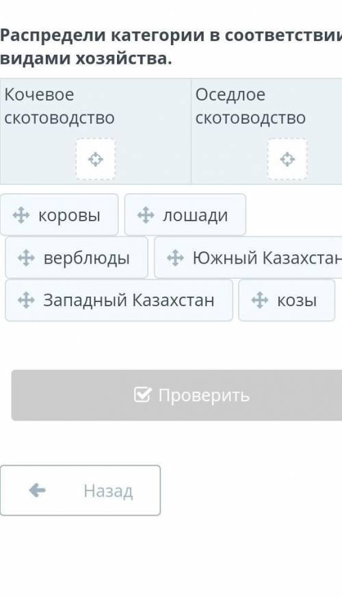 Что куда ответьте Распредели категории в соответствии с видами хозяйства.​